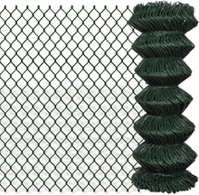 vidaXL Nettinggjerde stål 1x15 m grønn
