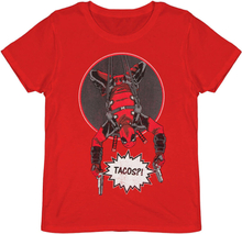 Deadpool Did Someone Say Tacos? Red T-Shirt - S