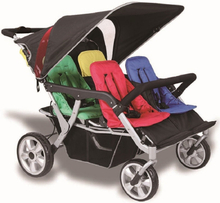 Babytrold Trille Quadro - Sportsvogn for inntil 4 barn