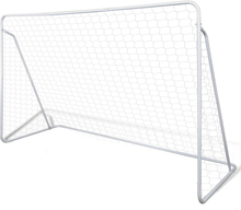 vidaXL Fotballmål med nett 240 x 90 x 150 cm høykvalitets stål