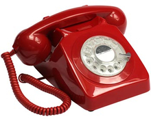 Telefon / Bordstelefon GPO 746 Röd