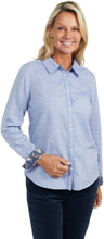 Blå merkevare skjorte skjorte