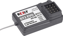 3-kanals modtager Reely GT2 EVO 2,4 GHz Stiksystem JR