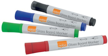 Nobo Whiteboard Marker Glass Board Sorted Colors 4-set