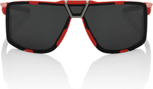 100% Eastcraft Sunglasses with Mirror Lens - Soft Tact/Red/Black