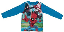 Spiderman Bluse - Str. 86-92 - 100% Bomuld
