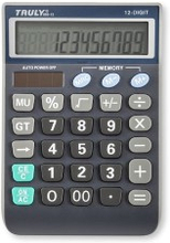 Truly Kalkulator med solcelledrift