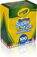 100pcs Crayola Super Tips Marker Set Washable Markers 100 Unique Colors