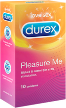 Durex Pleasure Me 10-pack Stimulerande Kondomer