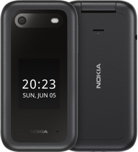 Nokia 2660 Flip 7,11 cm (2.8") 123 g Svart Första mobiltelefon