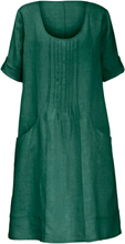 Klänning 100% linne från Anna Aura grön