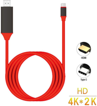 Universal USB C til HDMI USB 3.1 Type C hann til HDMI Male 4k-kabel