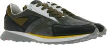 LLOYD Avon Herren Sneaker vegane Schnür-Schuhe mit Lagenlook 12-088-12 Schwarz Grün Gelb