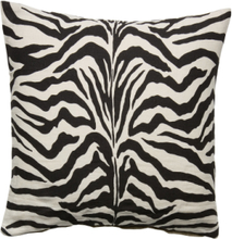 Day Cushion Zebra Linen/Canvas Home Textiles Cushions & Blankets Cushion Covers Beige DAY Home