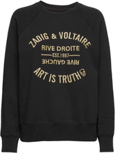 Upper Blason Brode Designers Sweatshirts & Hoodies Sweatshirts Black Zadig & Voltaire