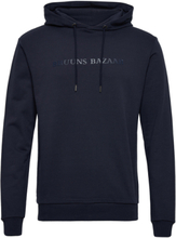 Bertilbb Hoodie Tops Sweatshirts & Hoodies Hoodies Navy Bruuns Bazaar