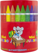 Kritor Burk 36-P Mini Jumbo Toys Creativity Drawing & Crafts Drawing Coloured Pencils Multi/patterned Sense