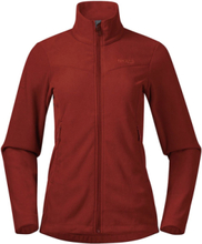 Finnsnes Fleece W Jacket Sport Sweatshirts & Hoodies Fleeces & Midlayers Burgundy Bergans