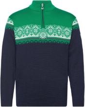 Moritz Masc Sweater Tops Knitwear Half Zip Jumpers Navy Dale Of Norway
