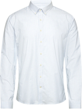 Oxford Superflex Shirt L/S Tops Shirts Business Blue Lindbergh