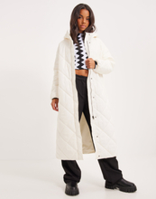 Glamorous - Jakker - Offwhite - Long padded coat - Jakker & Frakker - Jackets