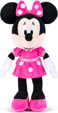 "Disney - Minnie Hot Pink Dress 43 Cm Toys Soft Toys Stuffed Animals Pink Disney"