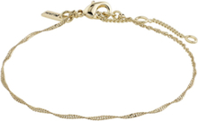 "Peri Twirl Bracelet Gold-Plated Accessories Jewellery Bracelets Chain Bracelets Gold Pilgrim"