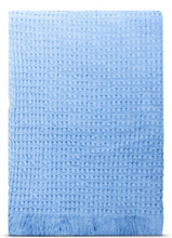 Throw Stockholm Home Textiles Cushions & Blankets Blankets & Throws Blue RUG SOLID