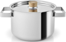 Gryde 3,0L Nordic Kitchen Rustfrit Stål Home Kitchen Pots & Pans Saucepans Silver Eva Solo