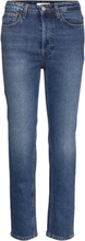 Cropped Denim Bottoms Jeans Straight-regular Blue House Of Dagmar