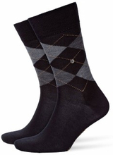 Burlington Strumpor Edinburgh Wool Sock Svart Strl 40/46 Herr