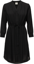 Slfdamina 7/8 Dress B Noos Kort Kjole Black Selected Femme