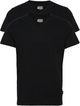 V-Shirt 2-P Tops T-Kortærmet Skjorte Black Jockey