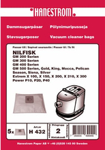 Pölypussit Nilfisk Power P10-P40, 5:n pakkaus.