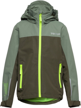 Wave Jacket Jr Sport Rainwear Jackets Green Tenson