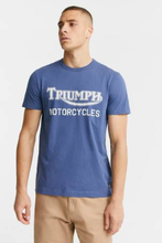 Triumph T-Shirt Barwell Tee Blå