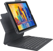 ZAGG Pro Keys Wireless Keyboard Bookcase iPad 10.2 inch (2019 / 2020 / 2021) grey