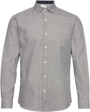 Slhslimnew-Mark Shirt Ls B Noos Tops Shirts Casual Grey Selected Homme