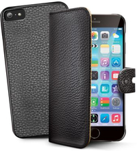 Celly Magnet Etui portefeuille pour iPhone 6, noir Celly