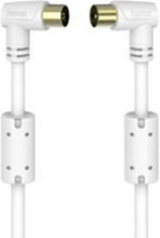 No Name Hama Antenna Cable 95db Angled 5m White 5m Iec-forbindelse Han Iec-forbindelse Hun