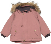 Wally Fake Fur Jacket, M Outerwear Snow-ski Clothing Snow-ski Jacket Pink Mini A Ture