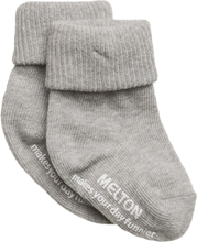 Cotton Socks - Anti-Slip Sockor Strumpor Grey Melton