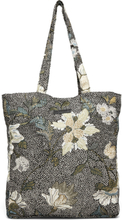 "New Shopper Flower Linen Bags Totes Multi/patterned Ceannis"
