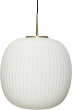 Serene Lamp Home Lighting Lamps Ceiling Lamps Pendant Lamps Hvit Hübsch*Betinget Tilbud