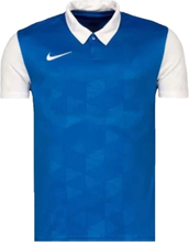 NIKE Trophy IV Herren Trikot Fußball-Shirt mit Dri-Fit Blau-Weiß