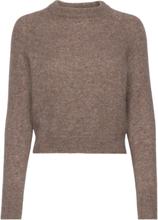 Mohair Girlfriend Sweater Tops Knitwear Jumpers Brown Cathrine Hammel