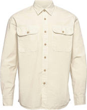 Jeremy Relaxed Shirt Skjorte Uformell Creme Morris*Betinget Tilbud
