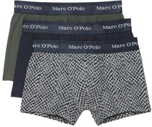 Marc O Polo Cotton Stretch Trunk Kalsonger 3P Marin mönstrad bomull Medium Herr