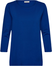 Macecille Tops T-shirts & Tops Long-sleeved Blue Masai