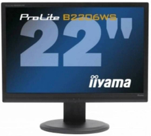 iiyama B2206WS Zwart - 22 inch - 1680x1050 - DVI - VGA - Zwart